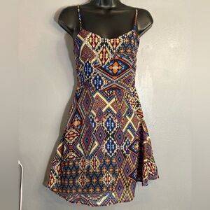 Fire Los Angeles multicolored summer mini dress